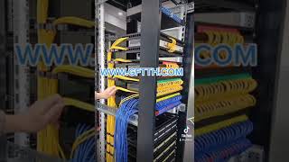 Cách đi dây mạng trong tủ rack