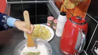 سلطه البطاطس المسلوقة بالزبادي/ سلطه البطاطس بالطحينيه/مقبلات سريعه/ Boild potatoes with Yogurt