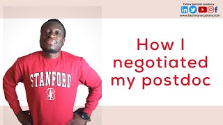 Can I negotiate a postdoc offer? | How to Negotiate a Postdoc Pay