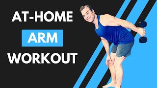 Home Arm Workout  - Beginner to Intermediate -  2 Dumbbells Only