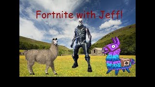 Jeff found 2 llamas in 1 game! Fortnite w/Jeff