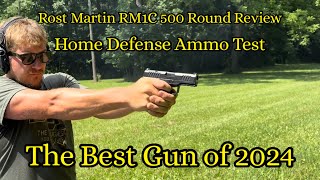 Rost Martin RM1C 500 round Review plus Home Defense Ammo Test, Better Than Glock? #2024 #video #fyp