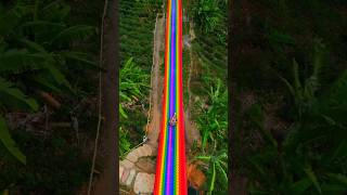 Rainbow slide in Colombia! #shorts