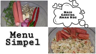 MENU SIMPEL|NASI GORENG ANAK KOS