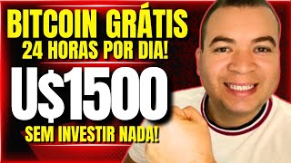 MINERADORA DE BITCOIN U$1.500 GRÁTIS Ganhe POR DIA Sem INVESTIR NADA I Como ganhar dinheiro