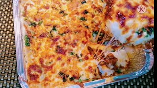 Chicken Lasagna Recipe | Cheesy crispy Lasagna Recipe | Taste u will Never Forget