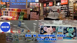 Big W Shopping haul | Toy Mania at BIG W| Shopping at DUSK Australia's premium candle store