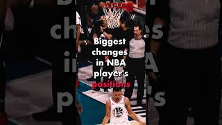 Player's Biggest Position Change in NBA #shorts #memes #jamorant #nba2023season