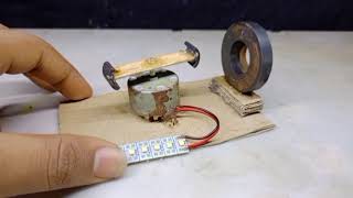 How To Make Free Energy Generator With Magnet And DC Motor | digital smart idea