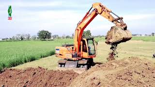 #Doosan #Dx 140 #excavator #hitachi .#zx working road 🛣️🛣️.