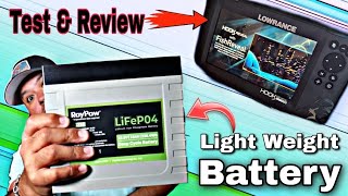 ** Light Weight Fishing Battery ** RoyPow LiFePO4 Battery 12V 18AH