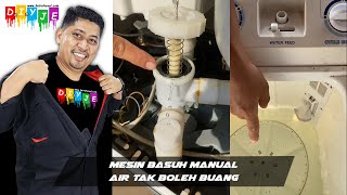 MESIN BASUH MANUAL AIR TAK BOLEH BUANG