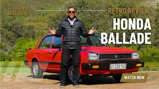 Classic 80's Japanese luxury - Honda Ballade Retro Review.