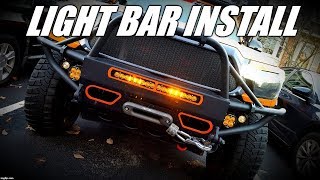 Baja Designs 20" S8 Amber Driving/Combo Light Bar Installation | Toyota Tacoma