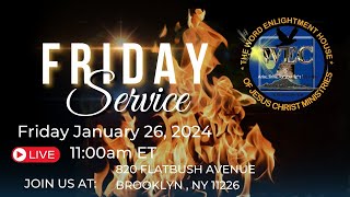 Full Friday Service,  January 26, 2023