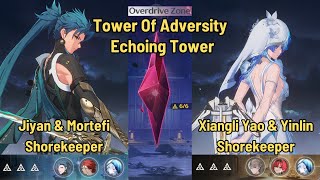 S0 Shorekeeper x Jiyan & Xiangli Yao Yinlin | Tower of Adversity | Overdrive Zone | Wuthering Waves