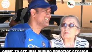 Dhoni Spends Quality Time With an 87-Year-Old Fan Will Melt Your Heart