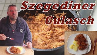 Szegediner Gulasch im Dutch Oven ein Traum