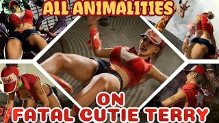 All Animalities Performed on Fatal Cutie Terry Mod - Mortal Kombat 1