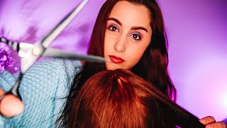 ASMR | ALL About Your HAIR! Haircut, Hair Brushing, Scalp Massage & Scalp Check 💆🏻‍♀️