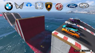 GTA 5 : INDIAN CARS VS SUPER CARS IMPOSSIBLE JUMP CHALLENGE GTA 5 MOD!