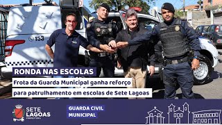 Frota da Guarda Municipal ganha reforço para patrulhamento em escolas de Sete Lagoas