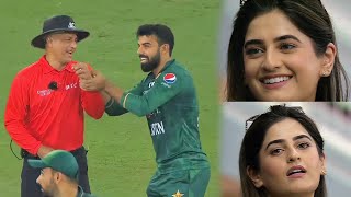 Funny Moment in Pakistan vs Srilanka Asia Cup Final Match | Haris Rouf Joking with Umpire