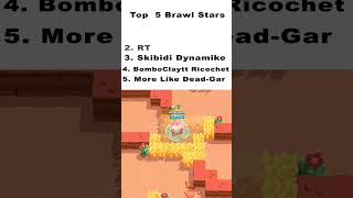 Top 5 Brawl Stars