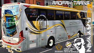 SHARE LIVERY AROFAH TRANS MOD BUSSID JB3 SHD KP PROJECTS | MOD BUSSID TERBARU