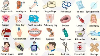 Medical Items Name In English |⭐ Learn Medical Vocabularies With pictures