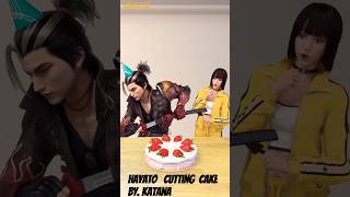 Hayato cutting cake by katana freefire #shorts #freefire #trending