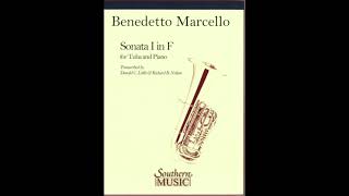 Marcello Sonata I in F 2nd Mov (A=440) "Karaoke - Accompaniment"