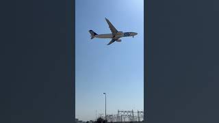 Egypt air a330 landing in Dubai