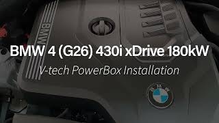 V-tech PowerBox instattation in Bmw 4 G26 430i xDrive 180kW 245KM 2022