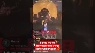 Samra zeigt seine Gold Platten und nennt Capital Bra Bruder 🤯 #tiktok #samra #capitalbra #fürdich