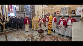 ACCENSIONE DELLA LAMPADA VOTIVA AL SS. CRISTO FLAGELLATO ALLA COLONNA