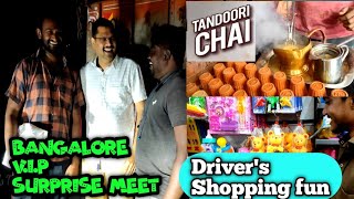 First time தந்தூரி 💥டீ⚡️| நாங்களும் shopping 🛍 போனம்😉 | 🤩Bangalore new friend surprise visit