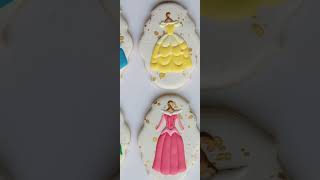 Disney Princess Dress Castle Decorated Sugar Cookies