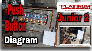 Push button | Diagram ng Platinum JUNIOR 2 | Paano ikonek | Videoke Machine