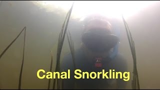 Snorkelen in de sloot - Snorkling in the canal