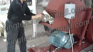 plastic pipe crusher/ plastic tube crushing machine