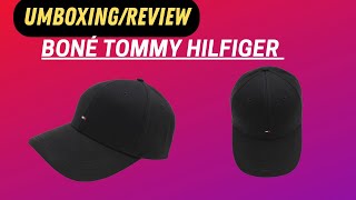 BONÉ TOMMY HILFIGER LOGO PRETO| umboxing | REVIEW