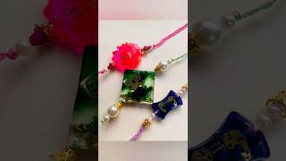 Resin Flower Rakhis🌸#resin #resincrafts #rasa #diy  #resinrakhi #youtube #youtubeshorts #resinartist