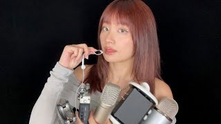 ASMR Mouth Sounds with 6 Different Mics