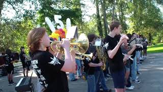 Roseburg High School Band performed in Stewart Park for Roseburg's 150th Celebration SDV 2129