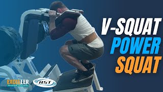 V-Squat Power Squat | Big Legs Without Barbell Squats