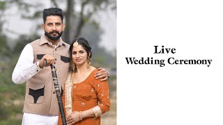 Live Wedding Ceremony || Jaspreet & Sandeep || KINGRA STUDIO THATHI BHAI |Mob.94170-97368