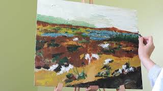 Live Landscape of Iceland | Painting