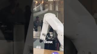 ROBOT CAFE IN Dubai 🤯🍵 #museumofthefuturedubai #dubai #robot #robotcafe #coffee