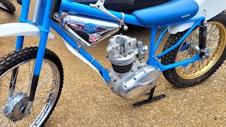 hagon grasstrack bike with a bsa c15 engine.